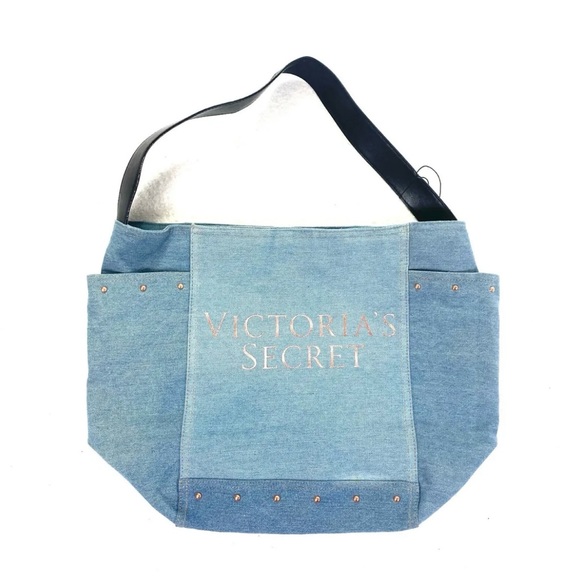 Victoria’s Secret denim tote bag - Picture 2 of 3